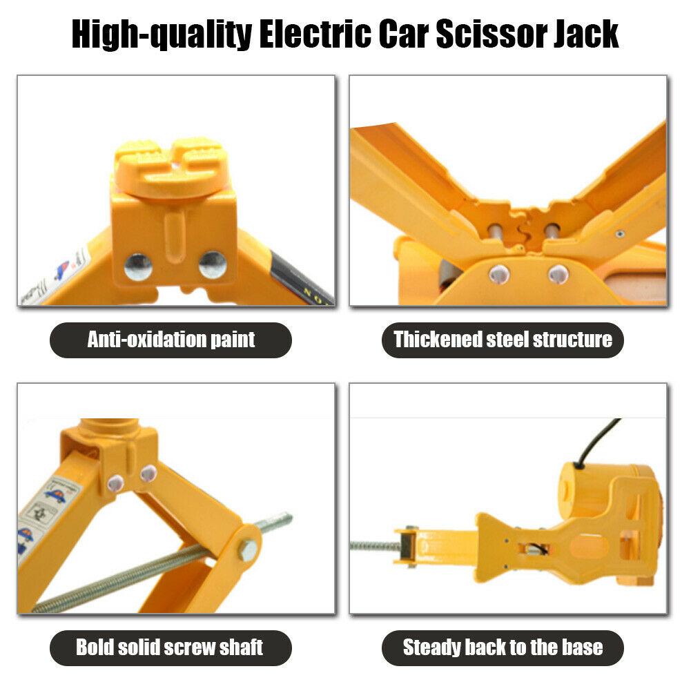 12V Automotive Electric Car Lifting  With Controller Impact Wrench 3 Ton