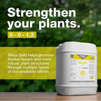 silica gold plant strength nutrient and supplement with bioavailable silicon by tps nutrients, 5 gallon (640 oz)