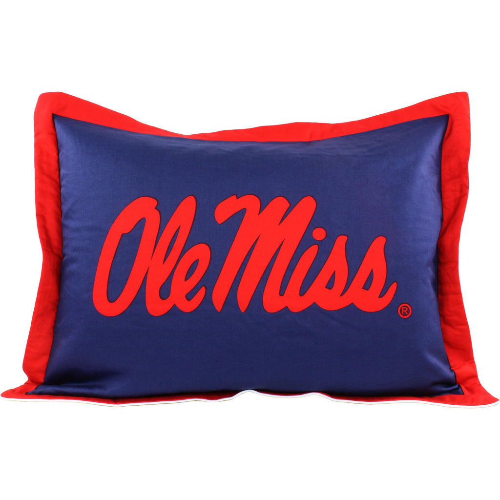 Mississippi Rebels 2 Pc Reversible Cotton Comforter Set, 1 Comforter, 1 Sham, Twin