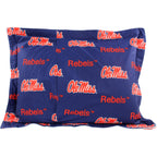 Mississippi Rebels 2 Pc Reversible Cotton Comforter Set, 1 Comforter, 1 Sham, Twin