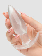 BASICS Clear T-Bar Butt Plug, Clear