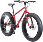 24 Speed Adult Mountain Bike 26 Inches Steel Frame Lightweight Mountain Bike Disc Brakes Anti-Slip Bicycle for Men Women