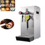 INTBUYING 220V Milk Frother Steam Boiling Water Foam Machine Stainless Steel 10L