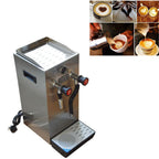 INTBUYING 220V Milk Frother Steam Boiling Water Foam Machine Stainless Steel 10L