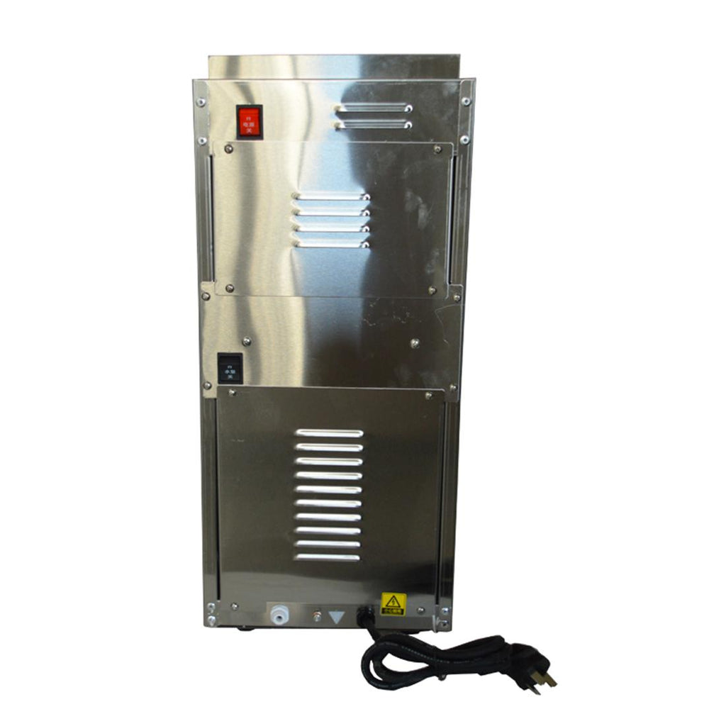 INTBUYING 220V Milk Frother Steam Boiling Water Foam Machine Stainless Steel 10L