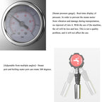 INTBUYING 220V Milk Frother Steam Boiling Water Foam Machine Stainless Steel 10L