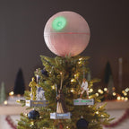 Hallmark QFM3362 Star Wars: A Hope Collection Death Star Musical Tree Topper With Light 2021