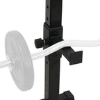 Squat Rack Adjustable Bench Press Weight Exercise Barbell Stand Gym Fitness