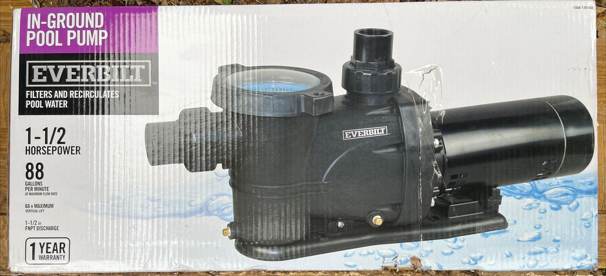 everbilt 1.5 hp 230v pool pump - black (spp15002)