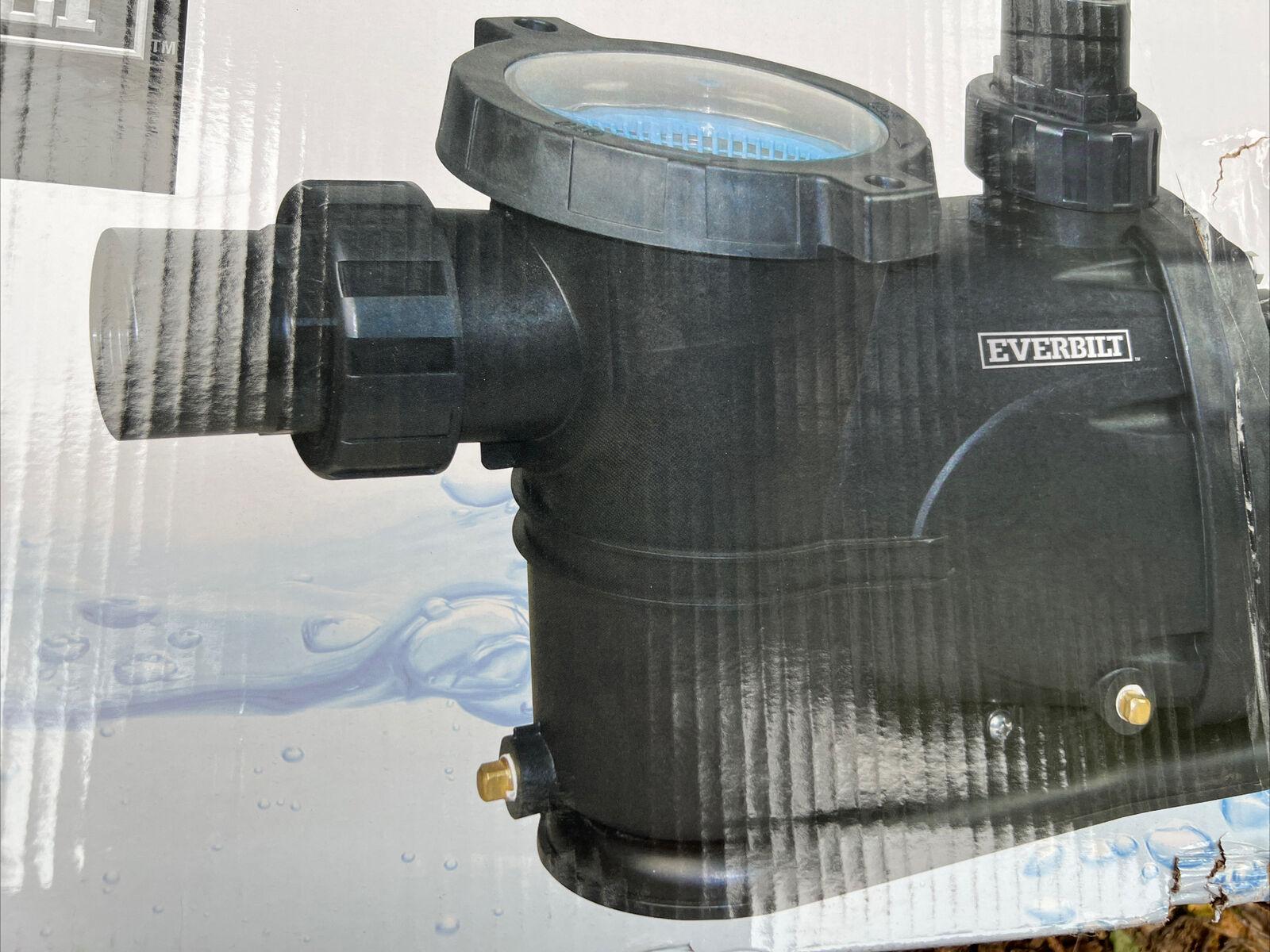everbilt 1.5 hp 230v pool pump - black (spp15002)