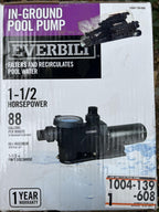 everbilt 1.5 hp 230v pool pump - black (spp15002)
