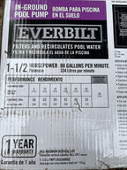 everbilt 1.5 hp 230v pool pump - black (spp15002)