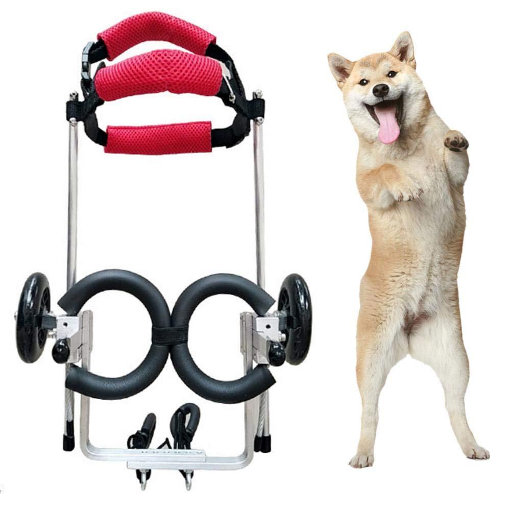 etateta Adjustable Dog Wheelchair for Back Legs,Hind Legs Auxiliary Pet Wheelchair,Soft Comfortable Dog Wheelchair for Small/Medium/LarDog