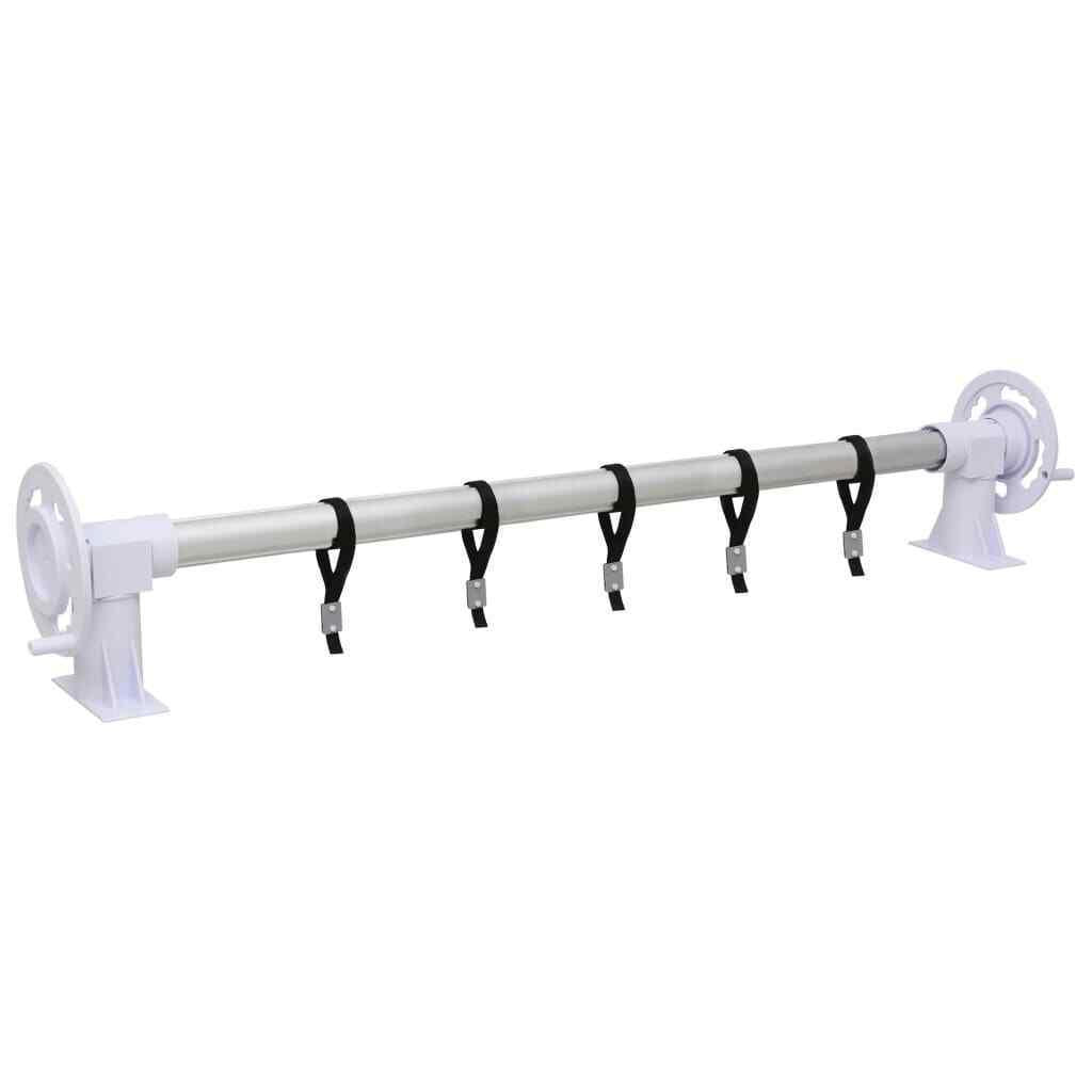 vidaxl pool cover roller with plastic base