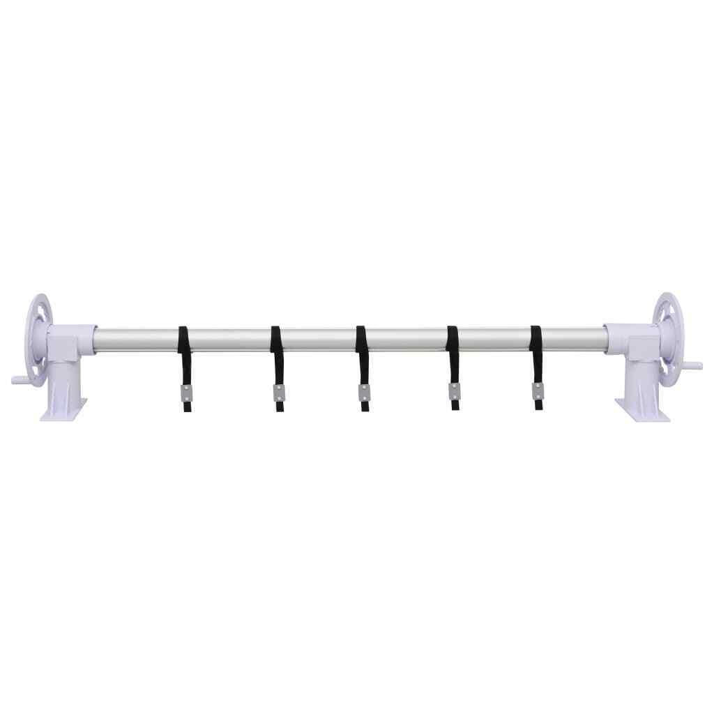 vidaxl pool cover roller with plastic base