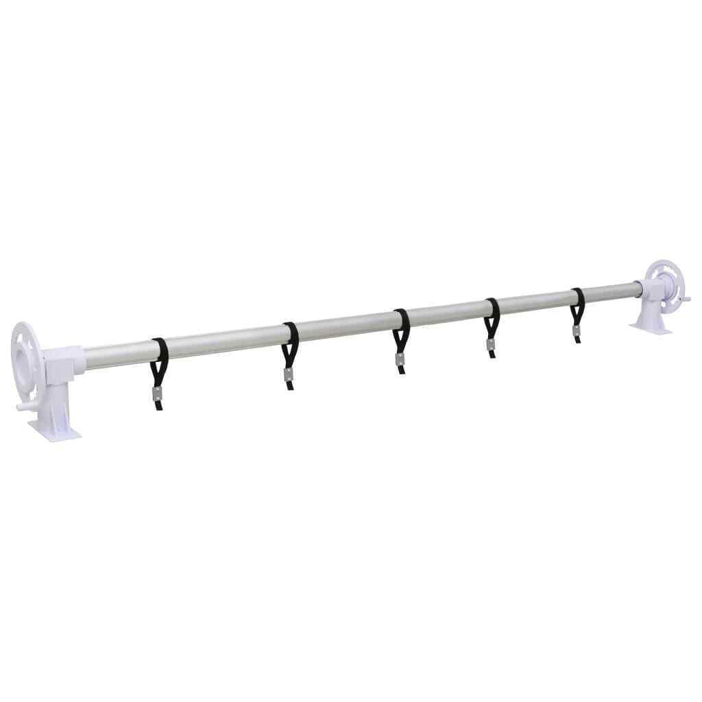 vidaxl pool cover roller with plastic base