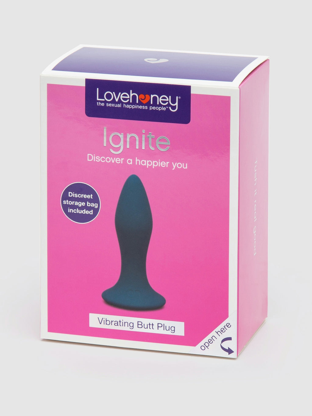 Lovehoney Ignite 20 Function Vibrating Butt Plug, Blue