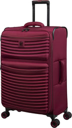 Precursor 28" Softside Checked 8 Wheel Expandable Spinner, Dark Red