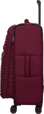 Precursor 28" Softside Checked 8 Wheel Expandable Spinner, Dark Red