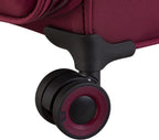Precursor 28" Softside Checked 8 Wheel Expandable Spinner, Dark Red