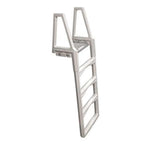 Confer Plastics In-Pool Economy Vinyl Resin Above-Ground Pool Ladder - Gray