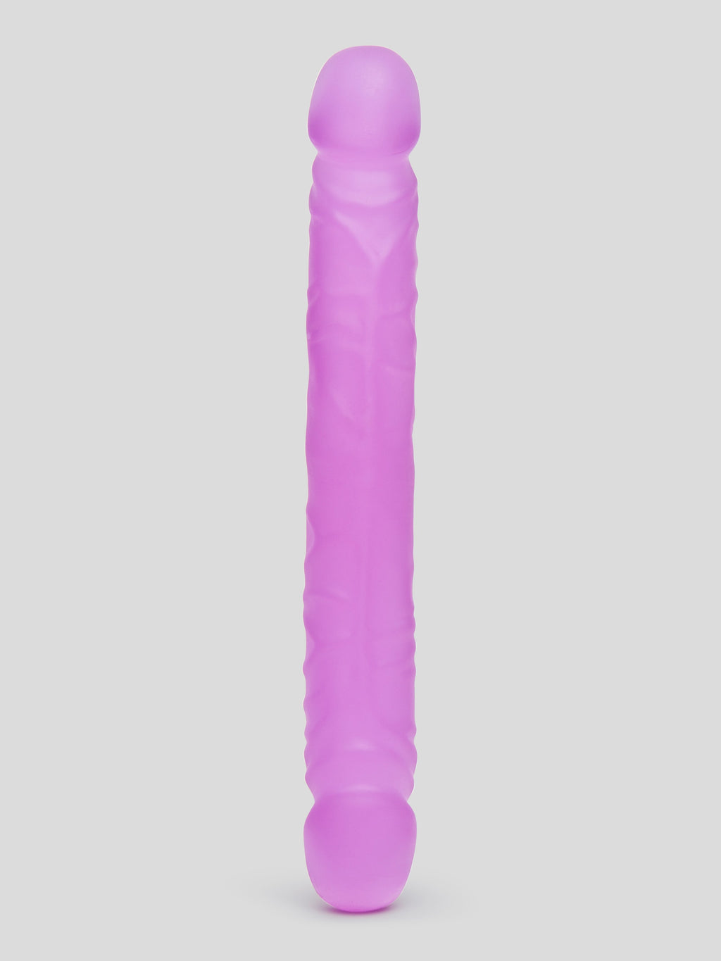 BASICS Double-Ended Dildo 12 Inch, Purple