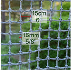 Balcony Stairs Anti-Fall Net Climbing Net Outdoor Training Development Protection Net Rope Net Playground Kindergarten Protective Netting (16mm/15cm) (Color : 16mm/15cm, Size : 28m/6.624.25ft)