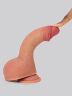 Lifelike Lover Ultra Realistic Ejaculating Dildo 8 Inch, Flesh Tan