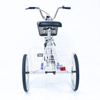ZUKKA Adult Folding Tricycle Trikes,Foldable 20 inch 3 Wheel Bikes,Single Speed Portable Cruiser Bicycles with Shopping Basket for Seniors,Women, Men