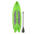 Green Freestyle Paddleboard with Paddle