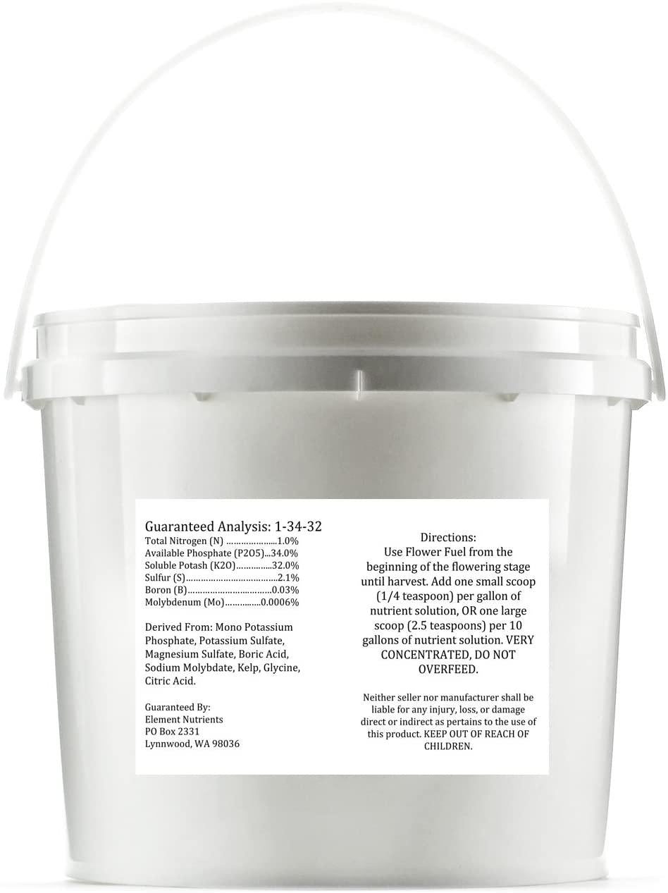 flower fuel 1-34-32, 5000g - the flower additive for bigger, heavier harvests (5000g)