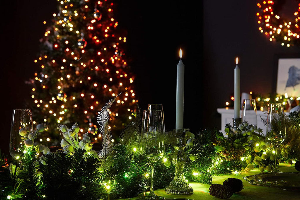 Twinkly TWG050SPP-BUS Special Edition App Controlled Pre-lit Garland, 50 RGB+W LEDs - Generation II - 9 Ft.