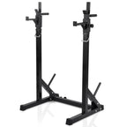ankishi Barbell Rack Squat Stand Adjustable Bench Press Rack 550LBS Max Load Multi-Function Weight Lifting Home Gym Fitness