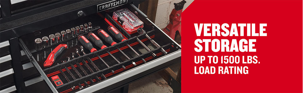41" Rolling Tool Chest, 10-Drawer Steel Tool Cabinet with Drawer Trays and Paper Towel Holder (CMST341102RB)