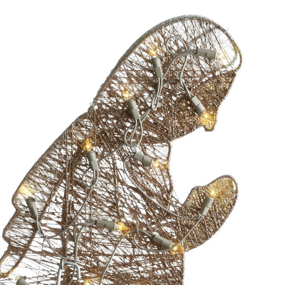 55 in. Crystal Splendor Nativity Set with 150 Mini Clear Lights