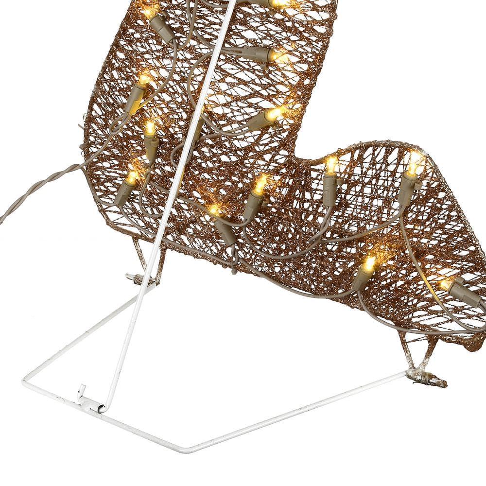 55 in. Crystal Splendor Nativity Set with 150 Mini Clear Lights