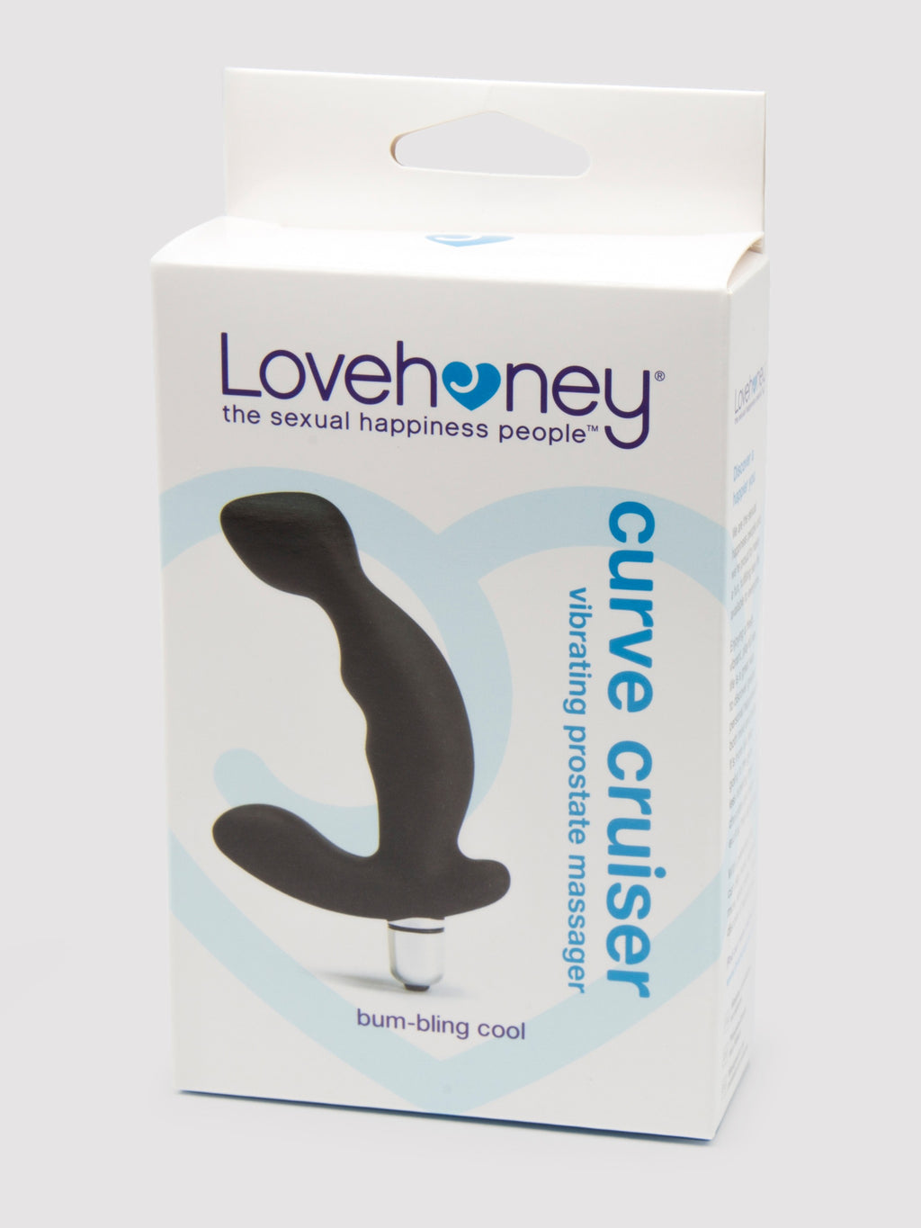 Lovehoney Curve Cruiser 5 Function Vibrating Prostate Massager, Black