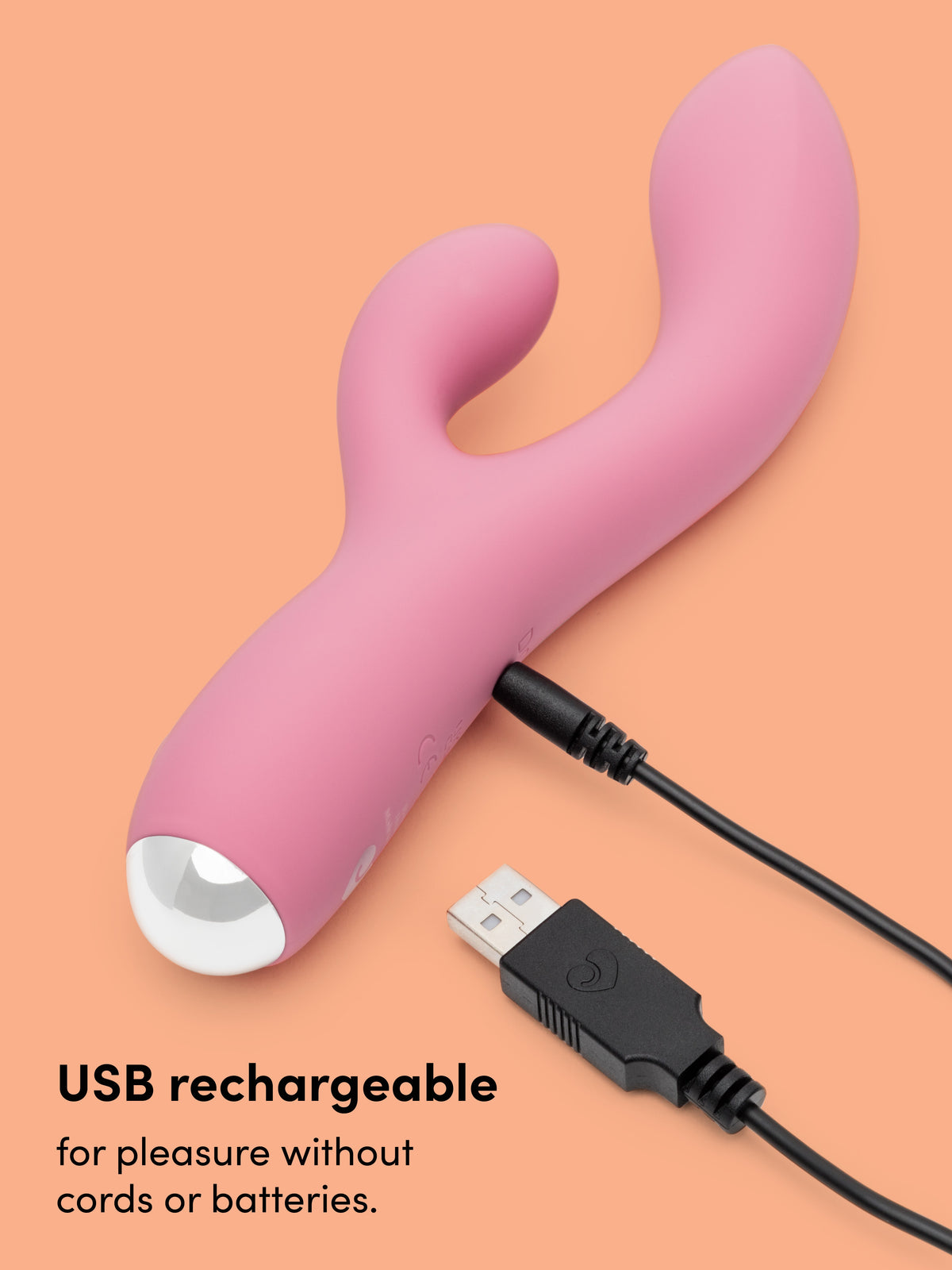Lovehoney mon ami Silicone G-Spot Dual Vibrating Massager , Pink