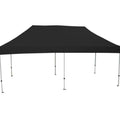 Athena 10 ft. x 20 ft. White Frame Instant Pop Up Tent with Black Cover