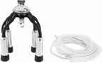 popsport electric milking machine 110v 1440 rpm portable milking machine with 25l 304 stainless steel bucket milking machine only for farm cows (milking machine)