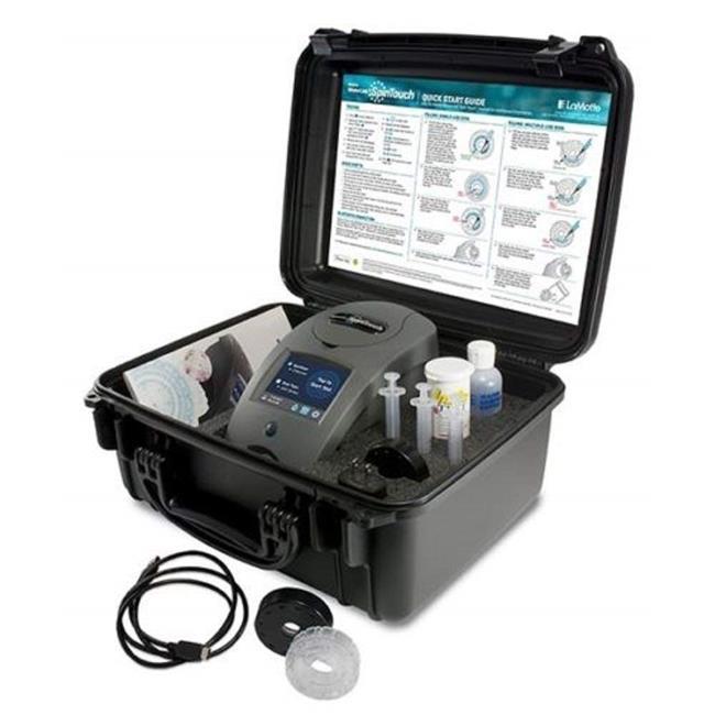 lamotte 3581 4.1 x 4.9 x 8.5 in. waterlink touch mobile spin touch lab with carry case