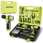 Power Drill Set, 180Pcs Home Hand Tool Kit with 8V Drill, Portable Tool box Kit with Screwdriver, Plier, Wrench, Socket, Harmer, Household Cordless Drill Set for Men Women Home