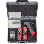 express gas powered pistol grip dehorning kit for calves, lambs, kid goats. portable, lightweight, easy-to-operate. reaches working temps in less than 70 sec. operate continuously for 2hrs at 1100ºf