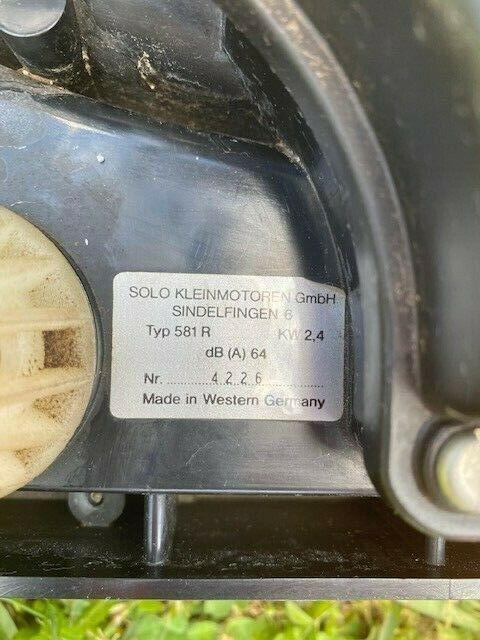 Vintage SOLO PIANO Lawn Mower RARE German - NOS NEVER RUN