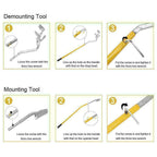 Carbon Steel Tire Changer Suitable for Tires 17.5 to 24 Inches Tire Removal Tool