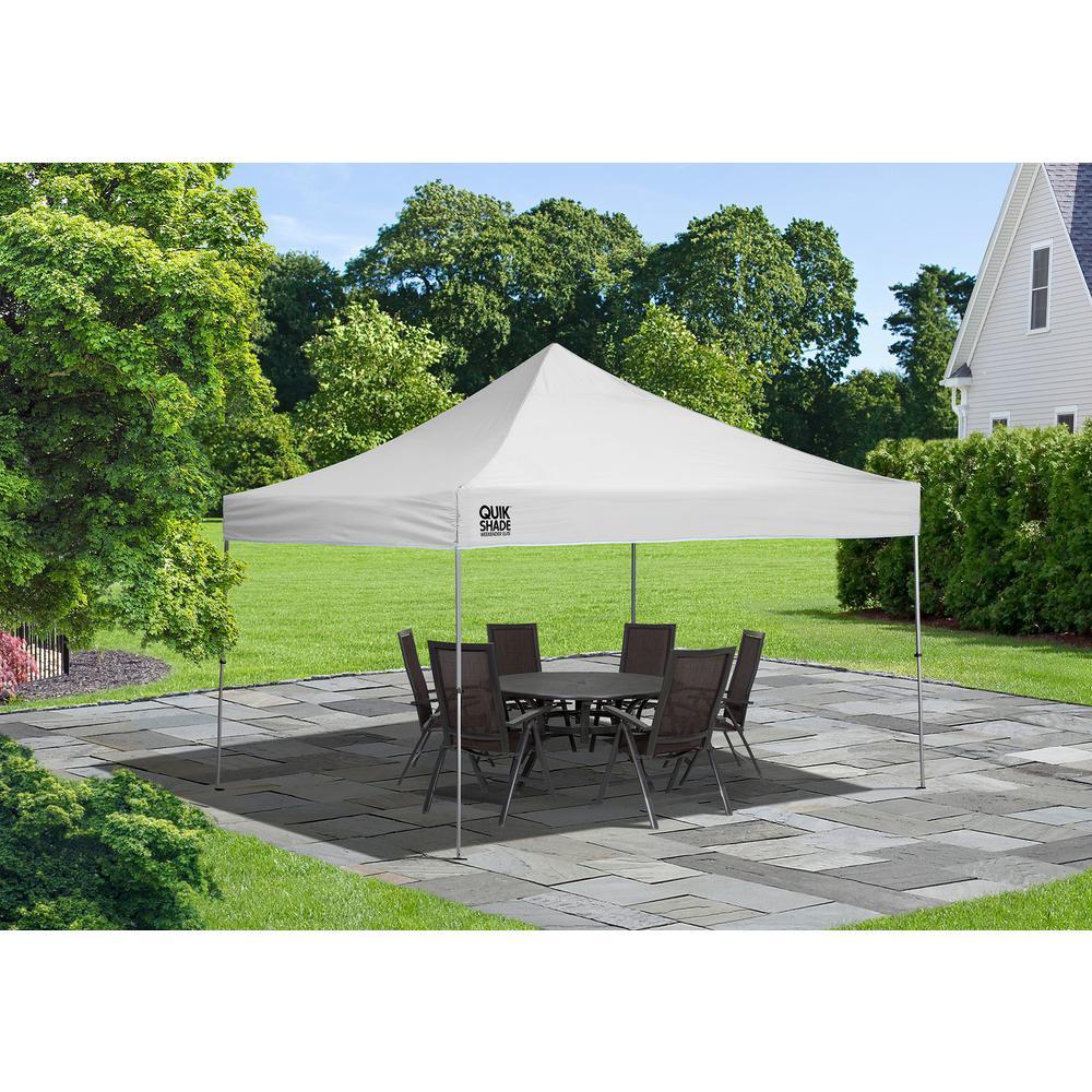WE144 12 ft. x 12 ft. White Straight Leg Canopy