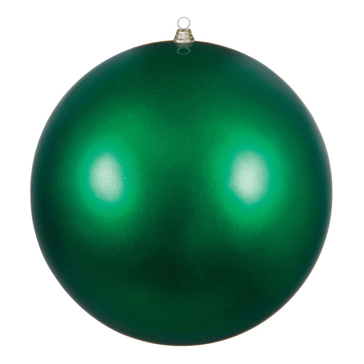 Vickerman 20" Giant Matte Emerald Ball Christmas Ornament, UV Resistant, Indoor Outdoor Holiday Christmas Tree Decoration