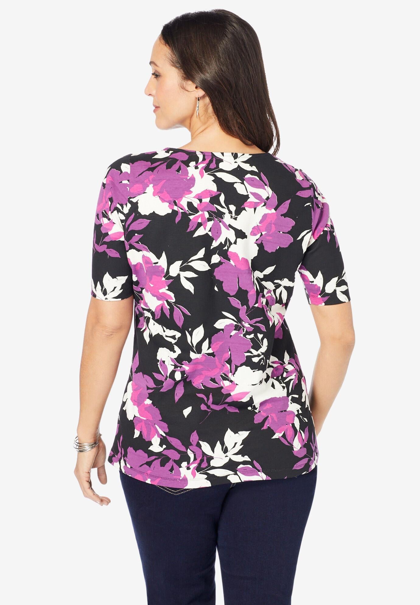 square neck tee