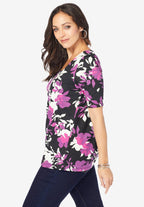 square neck tee