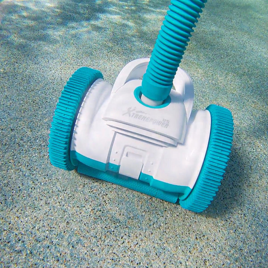 xtremepowerus automatic suction side swimming pool cleaners wall climbing function for inground pool with hose set
